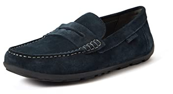 Geox Herren J New Fast Boy Mokassins, Navy, 38 EU