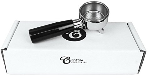 Replacement Portafilter for LA PAVONI 49mm Hand Lever Espresso Machines - Europiccola Stradivari Professional etc. - 2 Spout, 14g Basket - by EDESIA ESPRESS