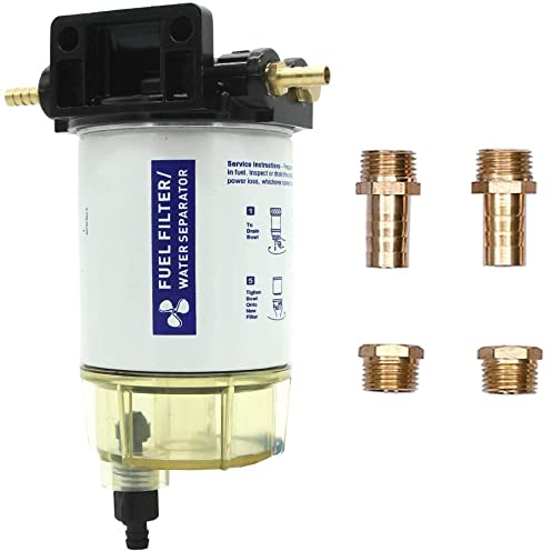 MODIFY-GT - Filtro separatore acqua carburante per barca, filtro di ricambio da 10 micron, ricambio per codice articolo: 35-60494-1, solo per motori a benzina