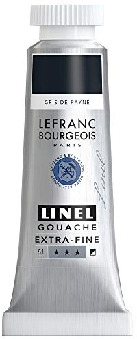 Lefranc Bourgeois Linel Gouache Extra-Fine Tube 14ml Gris De Payne Série 1