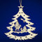 SIKORA BS-LS Traditionelle Filigrane Christbaumschmuck Holzanhänger aus nachhaltiger Herstellung - 28 Modelle wählbar, Modell:B5 Baum Rehe H 8.8cm