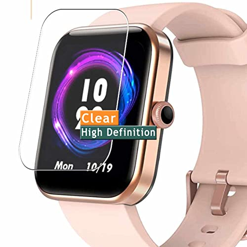 Vaxson 3 Stück Schutzfolie kompatibel mit FKANT ID206 1.69 Smart watch smartwatch Display folie folien Displayschutzfolie （ nicht Panzer Schutz Glas folie SchutzGlas nicht PanzerGlas ） Neue