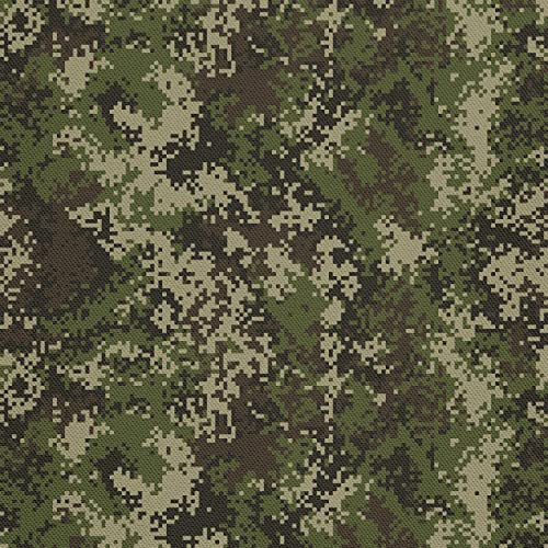 HEKO PANELS Stoff Oxford Wasserdichte Meterware Canvas-Stoff Polyester Stoff Zum Nähen Nähstoffe Möbelstoffe Dekostoffe Handwerken Wasserabweisend Blickdicht Tarnfarben Mapa 1 Meter 155 x 100 cm