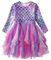 VIKITA Vestito Ragazze Principessa Sirena Colorata Costume Abiti Lh8001 3-4 Anni