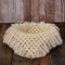 Coberllus Foto-Requisiten für Neugeborene, handgefertigt, gestrickt, Drehung, Posierhilfe, Hintergründe für Jungen und Mädchen, Fotografie-Shooting (Hellbeige)