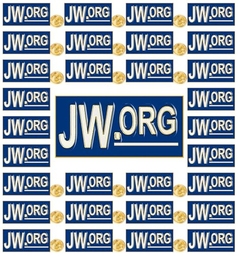 Petites épingles rectangulaires bleues JW.ORG pour veste de costume en émail JW.org pour homme et femme, épinglette de témoin de Jéhovah pour femmes et hommes en vrac, Acier allié, Sans pierre