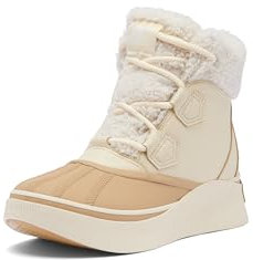 SOREL Women's Out N About lV Chillz Waterproof Boot, Honey White/Canoe, 38 EU