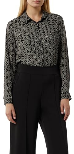 Comma Viskose-Bluse mit All-Over-Print