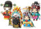 SCTCACR LOZ Mini Bloc Enfants Construction Jouet Fille Cadeau Chinois Beijing Opera Dessin animé modèle d'affichage 1549 1550 1551 1552 (1549-1552-Avec boîte)