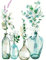 AIRDEA Vase en Verre Peinture Numero Adulte, DIY Kit Activité Manuelle Peinture Acrylique, Peinture par Numero Adulte avec Pinceaux et Acryliques pour la Décoration Maison 30x40 cm (Pas de Cadre)