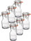 Emilja Lock-Eat Flasche 25cl - 6 Stück - Smoothieflasche mit abnehmbarem Deckel