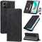 Jasonyu Handyhülle für Honor X6B Hülle Leder Flip Klappbare Stoßfeste Magnetische Premium PU Leder Standfunktion Kartenfächern Schutzhülle Klapphülle für Honor X6b (Schwarz)