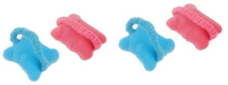 HOODANCOS 4 Stück Bewegliches Handgelenk-handkissen Handgelenkpolster Superweiche Laptop-handgelenkauflage Computer-handgelenkstütze Handgelenkschutz -armband Handgelenkkissen