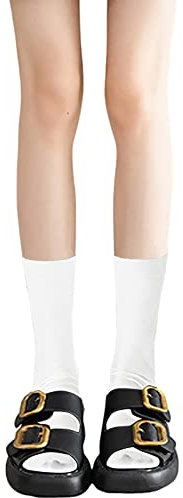 Genérico Calcetines Hombre Deportivos Medias Rejilla Baile Calcetines informales de tubo medio para mujer, calcetines de, calcetines para el Medias De Socks Pantys Verano Mujer Sin (WH1, One Size)