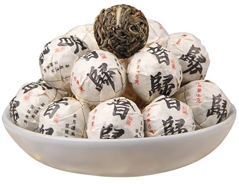 250g Thé Pu-Erh brut petite boule ronde en conserve Thé vert Pu'er Thé chinois Boisson saine
