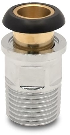 Radiator Towel Rail Isolation Shut Off Valve Tail End Compression - Tapered (Pair)