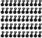Ywmsfl 50Pcs Bicycles Hydraulic Brake Bleed Nipple Caps Hydraulic Brake Caliper Nipple Covers Soft Brake Screw Caps