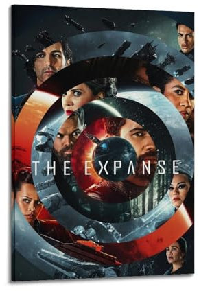 KFNICCE Poster, Motiv: TV-Show, The Expanse, dekoratives Gemälde, Leinwand, Wandposter und Kunstdruck, moderne Familienschlafzimmer-Dekoration, Poster, 50 x 75 cm