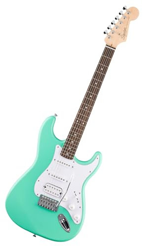 Fender Squier Debut Series HSS Stratocaster Chitarra Elettrica, Chitarra per Principianti, con garanzia di 2 anni, Seafoam Green