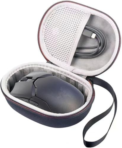 WERICO Eva Hartschalen Hülle für Razer DeathAdder Essential/V3/V3 Pro/V2 X/V2/Basilisk V3/Basilisk V3 X/Viper Ultimate/Viper V3 Pro/Viper V2 Pro/Naga Pro/Naga V2 Pro Wireless Computermaus (grau)