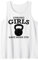 Kettlebell - Maglietta da donna per allenamento, fitness funzionale Canotta