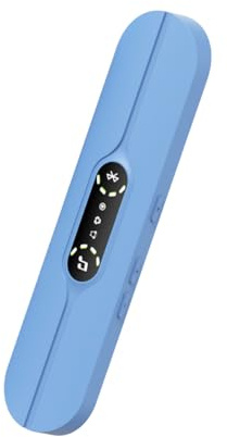 Schlaf Knochen Leitung Lautsprecher Eingebautes weißes Rauschen Schlafhilfe Modus Plug-in Karte/Bluetooth Duale Konnektivität 8 Stunden Akkulaufzeit für Seitenschlafer, schwierige Schlafer (Blau)
