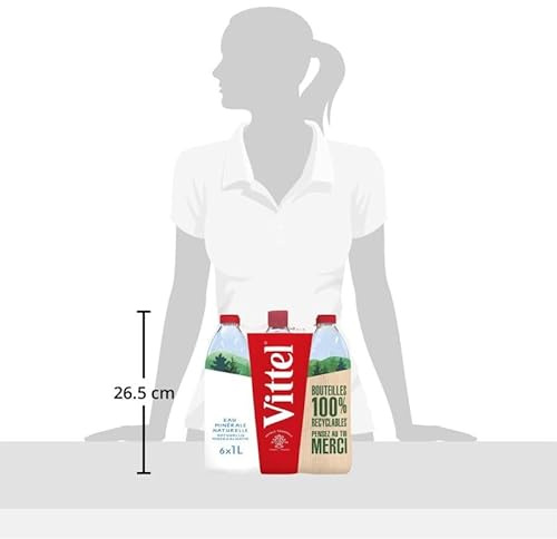 VITTEL - Eau Minérale Naturelle 6X1L - Vendu Par Unité