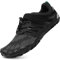 SAGUARO Chaussures de Trail Homme Femme Été Chaussures de Course Respirant Antidérapant Chaussures Barefoot Minimalistes pour Extérieur Sport Noirprofond 44 EU
