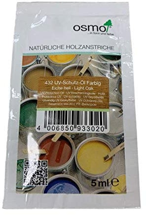 Osmo UV Protection Oil Exterior 5ml Sample Sachet (Light Oak 432)