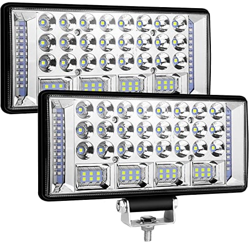 Afaneep LED Arbeitsscheinwerfer 12V Auto Scheinwerfer 33200LM 304W IP68 Wasserdicht LED Zusatzscheinwerfer 12V Rückfahrscheinwerfer(2 Stück)