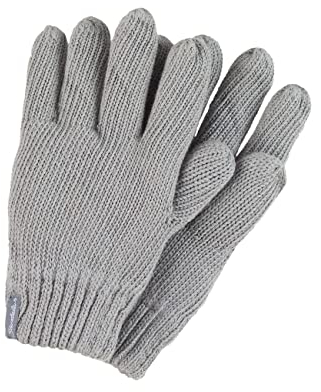 Sterntaler Baby Unisex Fingerhandschuhe Kinder Strick-Fingerhandschuh Handschuh meliert - Fingerhandschuhe - gefüttert mit Fleece - hellgrau, 2