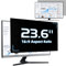 23.6 Inch Computer Privacy Screen Filter 16:9 Aspect Ratio, Anti-Blue Light and Anti Glare Removable 23.6 in Privacy Screen Filter, for Computers/Desktops Privacy Protection Filter