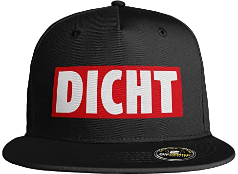 SAUFCOUNTER MARK YOUR DRINKS Dicht Snapback lustige Snapback mit Trinkspruch voll hacke besoffen Malle Saufen Bier Alkohol Party (Schwarz/Schwarz)