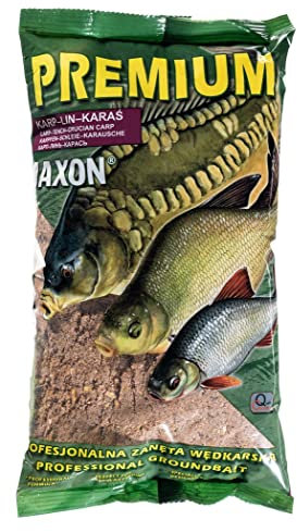 Jaxon Grundfutter Angelfutter Lockfutter 1KG Premium GROUNDBAIT (Karpfen-SCHLEIE-KARAUSCHE FJ-PZ104)
