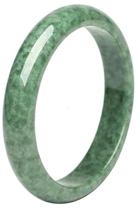 Chinesischer Armreif mit echten natürlichen grünen Jadesteinen, 55–64 mm, 25.98 inch, Stein