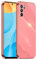HONLEN Custodia per OPPO Reno6 5G (6.43 Inches), Cover Morbida in Silicone TPU, Design del Telaio Galvanico - Rosso