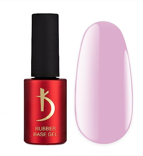 K Professional Rubber Base Gel - Base Coat Mist -7ml- Unterlack - Nagellack - Gel Nägel - Nebel Farben - UV Nagellack