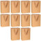 10Stück Kraftpapiertüten, Geschenktaschen Einkaufstüten Beutel mit Griffen, Geburtstagsfeiern, Geschenke, Einkaufen, Einzelhandel, Geschenke Tüten Halloween Candy Bags (Braun 10 Stück)