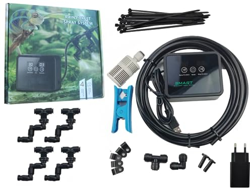 Sistema de Lluvia para terrarios de Reptiles Digital con Temporizador