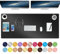 Leder-Schreibtischunterlage, 47 x 24 XXX Große Business-Schreibtischunterlage, Wasserdichte Schreibtischunterlage für den Desktop(XXXL-Black)