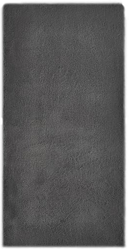 -LUXOR- living Kunstfell Coste Flauschiger Teppich Schlafzimmer - ideal zur Verwendung als Bettvorleger Schlafzimmer - gemütlicher Fellteppich Lammfell Imitat 60 x 120 cm Anthrazit