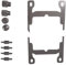 TECKEEN Metal PC CPU Fan Mounting Bracket for Corsair for AMD AM5/AM4 Elite LCD Series Coolers, Water Cooling Bracket Replacement