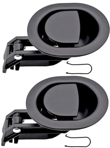 Alipis 2 Sets Universal Liege Griff Ersatz Liege Stuhl Teile Zubehör Einfach Installieren Kunststoff Sofa Griff