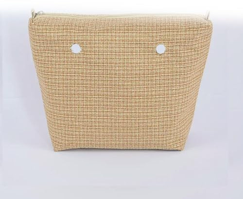 LIUXIN 1 Stück Classic Mini Leinen Canvas Organizer Stoff Innenfutter Einsatz für Obag Mini O Bag Damen Handtasche Zubehör