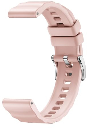 HUAWEI EasyFit 3 Armband aus rosafarbenem Fluorelastomer, 18-mm Armbandbreite, geeignet für einen Handgelenkumfang von 120–180 mm, kompatibel mit der GT-Serie 41 & 42 mm (universell)