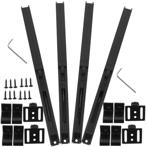 VILLCASE 4 Ammortizzatori a Chiusura Ammortizzata Fermo Ammortizzatore Per Porta Del Fienile Ammortizzatore Per Porta Scorrevole Del Fienile Kit Di Ferramenta Per Ridurre Urti Vibrazioni E Rumore