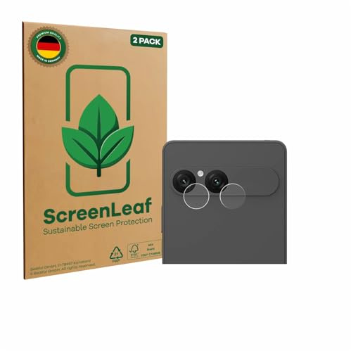 ScreenLeaf (2 Stück Schutzfolie für Sony Xperia 10 VII (NUR Kameraschutz) [nachhaltiger Displayschutz, Folie, transparent, kratzfest]