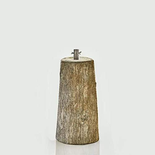 EDG Base Finto Legno Ø22cm x h45 per Albero di Natale Artificiale h 150/180cm