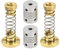 WMYCONGCONG 2 Stück T8 Anti-Backlash Federbelastete Muttern Elimination Spaltmutter + 2 flexible Kupplungen 5 mm bis 8 mm Schrittmotor-Koppler für RepRap 3D-Drucker CNC-Maschine
