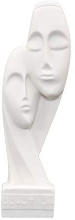Helcee Handgefertigte Alabaster-Hingabe-Statue, 13 cm